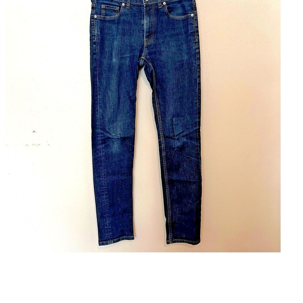 Everlane The Slim Fit Jeans Mens 31 Dark Wash Blue Indigo Stretch Denim